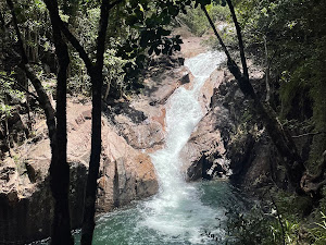 Waterfall in the rainforest near Mackay
